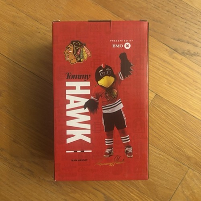 #ad #ad BMO Chicago Blackhawks Tommy Hawk Centennial 2026 in Box SGA $55.99