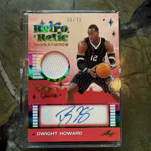 Leaf Glory of the Game Retro Relic signatures Dwight Howard Auto /15