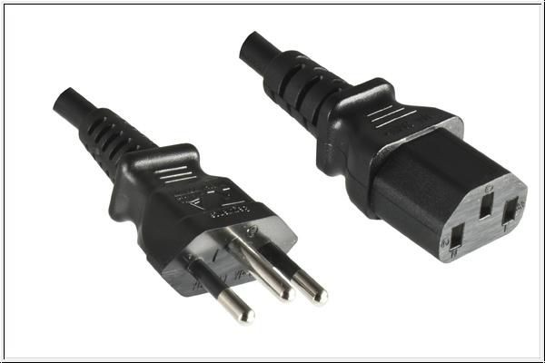 MicroConnect PE010418BRAZIL Power Cord Brazil to C13 1.8m