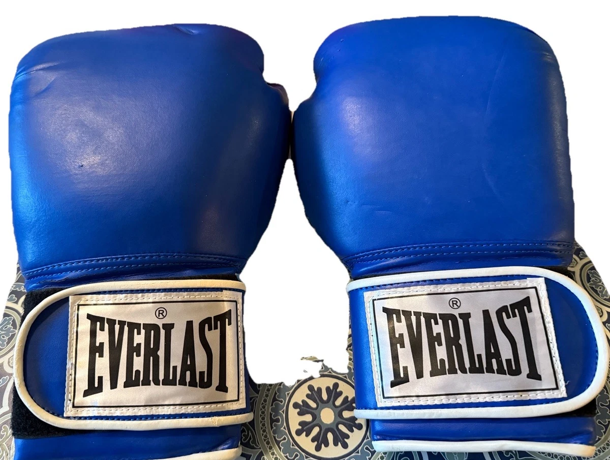 Everlast Blue 16 oz. Weight Boxing Gloves for sale | eBay
