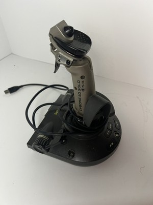 Saitek Cyborg 3D Gold USB PC & MAC Video Game Controller Joystick Tested