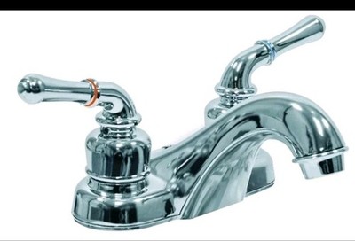 Aqua Plumb Polished Chrome Bathroom Faucet Model 1554090
