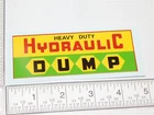 Marx Heavy Duty Hydraulic Dump Truck Replacement Sticker MX-067