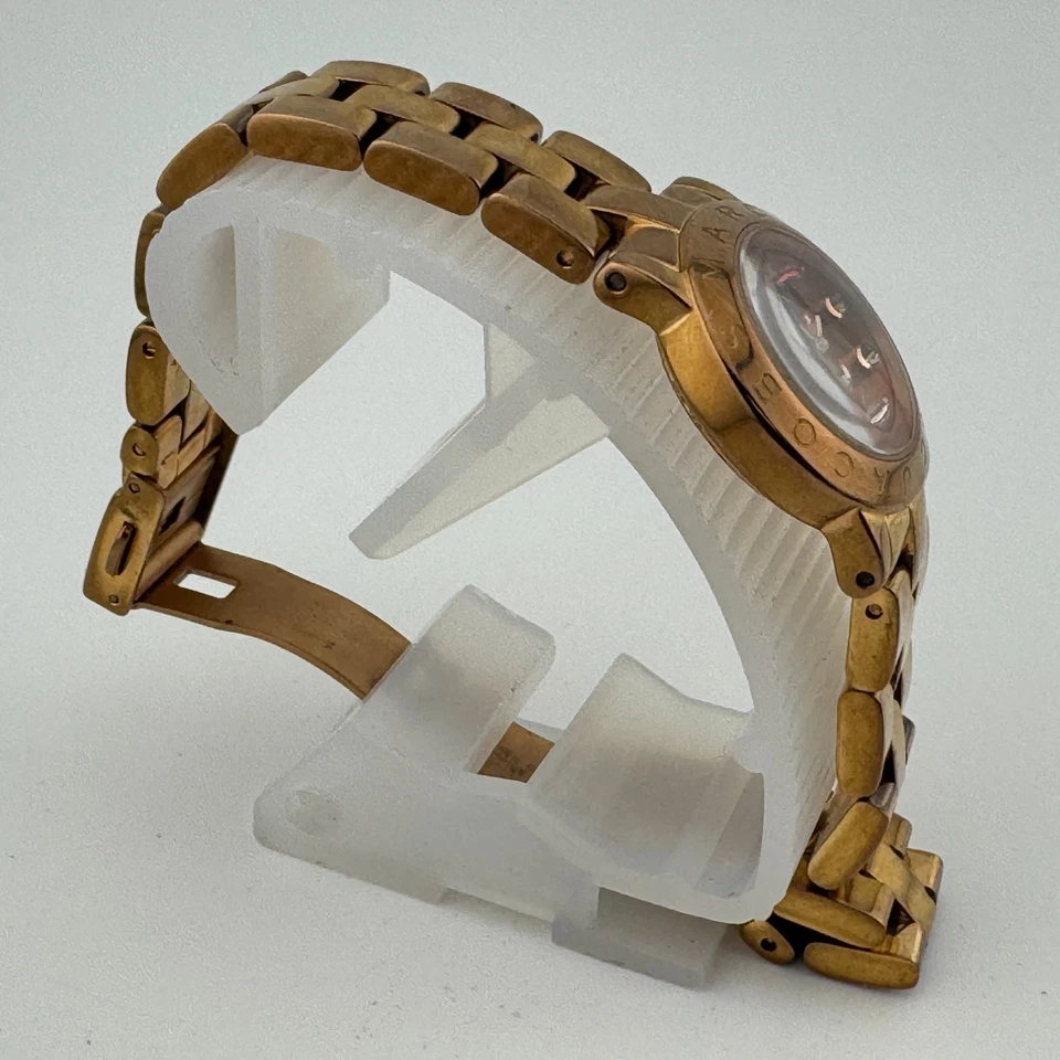 Reloj de Cuarzo Marc Jacobs MBM3148 Mujer 50m Tono Oro Rosa Acero Nuevo Batería 5.75" Foto 3 de 4