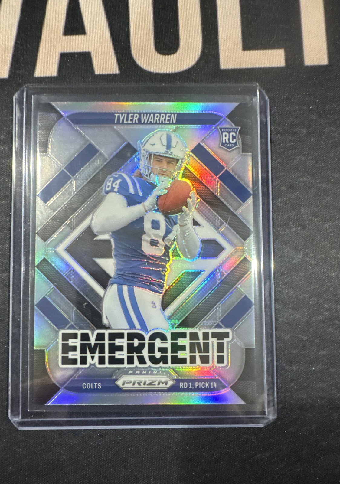 2025 Panini Prizm - Emergent Tyler Warren #13 Silver Prizm (RC)