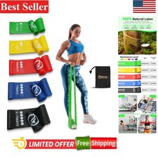 Colorful Resistance Bands for Pilates  Physical Therapy - Easy Storage Included