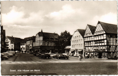 CPA AK SOEST ALTE HAUSER AM MARKT GERMANY (1436434)