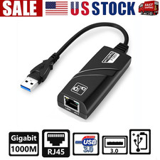 USB 3.0 Gigabit Ethernet LAN RJ45 1000Mbps Network Adapter For Windows PCMac LOT