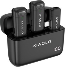 xiaolo Wireless Lavalier Microphone for Android phone with Charging Case 10H