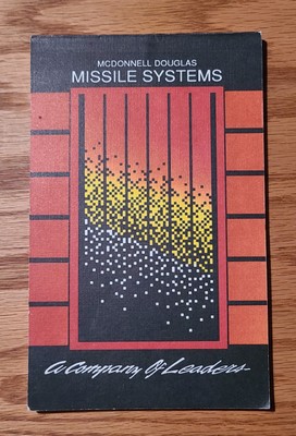 VNTG McDonnell Douglas Boeing Missiles System A Company Of Leaders Pad Of Paper