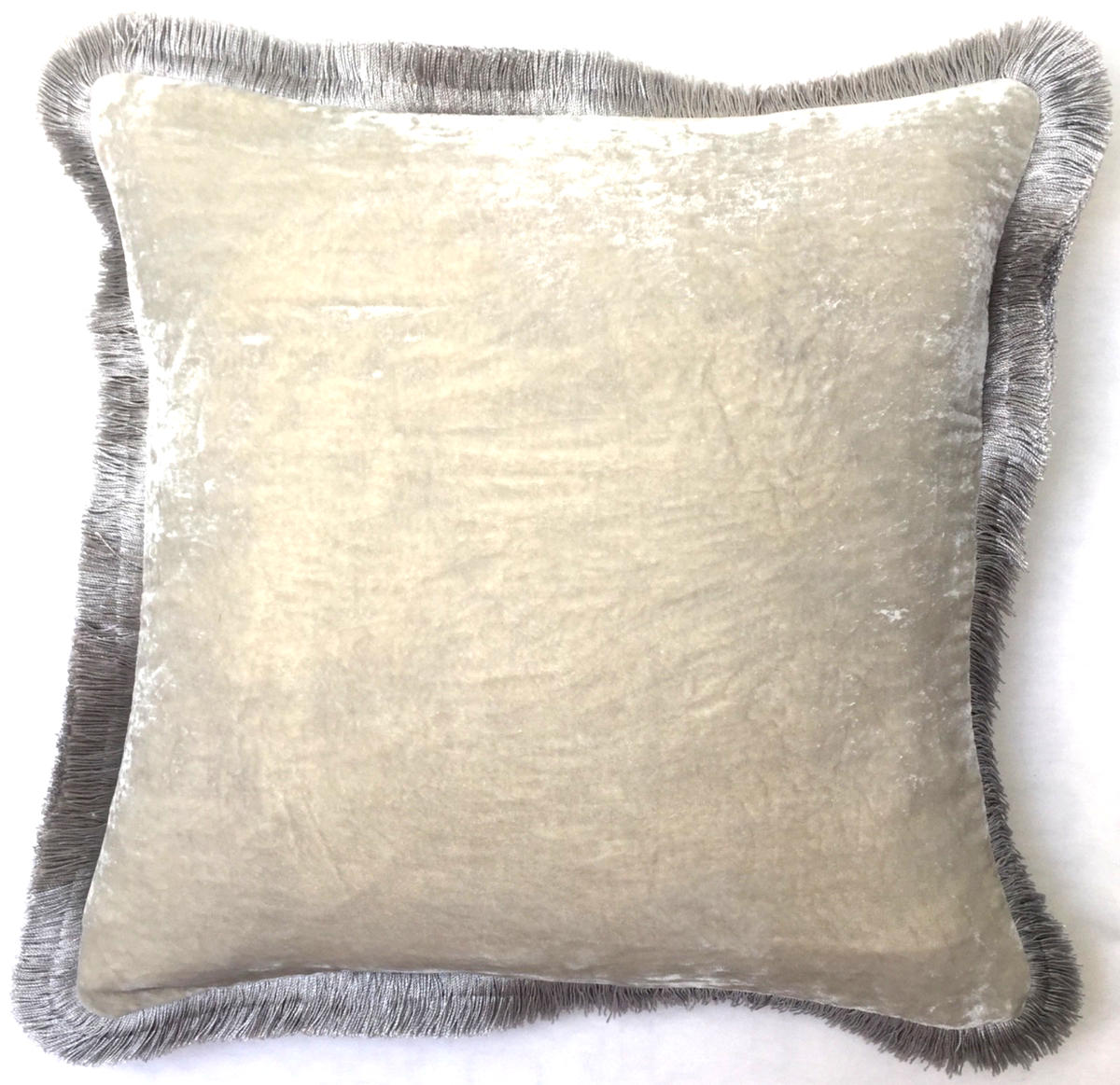 Coussin Velours Soie Coussin Décoratif Anke Drechsel 'Jamila Frame Perfect Blue' - Velours De Soie Brodé Or - 30x50cm - Neuf Coussin Décoratif Velours Soie
