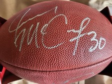 DEVIN & JASON MCCOURTY SIGNED NEW ENGLAND PATRIOTS FOOTBALL GSE COA AUTOGRAPHED