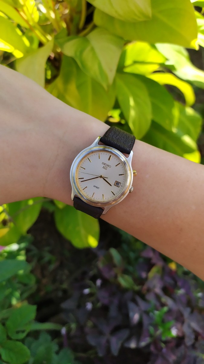 SEIKO セイコー AGS 5M22-7A40 デイト 白盤 自動巻き発電 s-l1200.jpg
