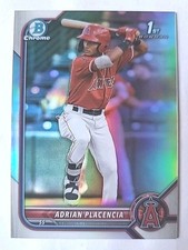2022 Bowman Chrome Adrian Placencia #BCP-205 Refractor /499 (RC)
