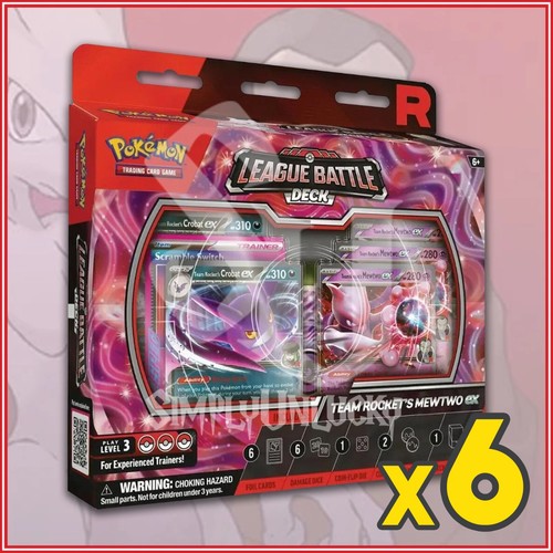 Pokémon TCG League Battle Deck Team Rocket's Mewtwo ex English Factory Sealed
