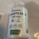 PRISTINE'S Pterostilbene 100mg Anti Aging Supplement Capsules - 60 Day Supply -