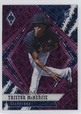 2021 Panini Chronicles Phoenix Purple Velocity Triston McKenzie #21 fm0