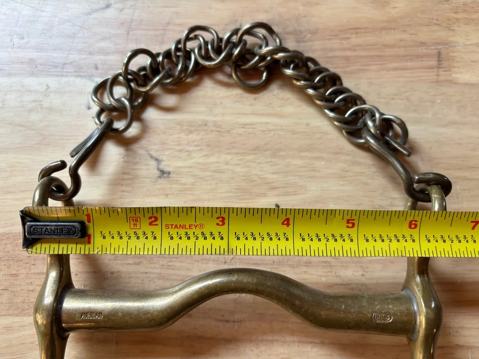 Сверло для выездки Herm Sprenger Aurigan Weymouth — 5,5 дюйма, средний порт, короткий хвостовик - Изображение 2 из 4