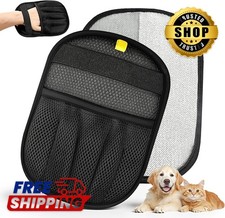 Reusable Pet Hair Removal Glove for Dogs Cats, Washable, Large Fit