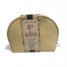 Crabtree Evelyn Summer Hill Personal Travel Set in Yellow Pouch