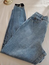 VTG 80s Women  s Denim Stirrup Jeans SJ Seasons Sz 10 High Rise