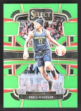 2024 Panini Select WNBA #19 Erica Wheeler Neon Green Prizms #/75