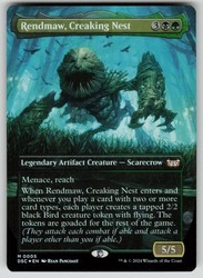 Rendmaw, Creaking Nest (Borderless) Foil #5 - Commander: Duskmourn: House of Horror