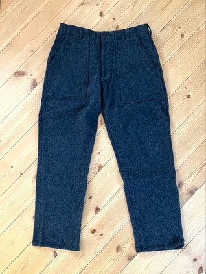 Men's Wear Engineered Garments USA made Engineered Garments dark gray wool pants