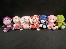Bundle Of 7 Build A Bear Toys-Used On Display-About 3.5 Inches Tall