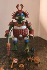Leonardo's Mini Mutant Battle Castle Vintage TMNT In A Turtle Playset 1995