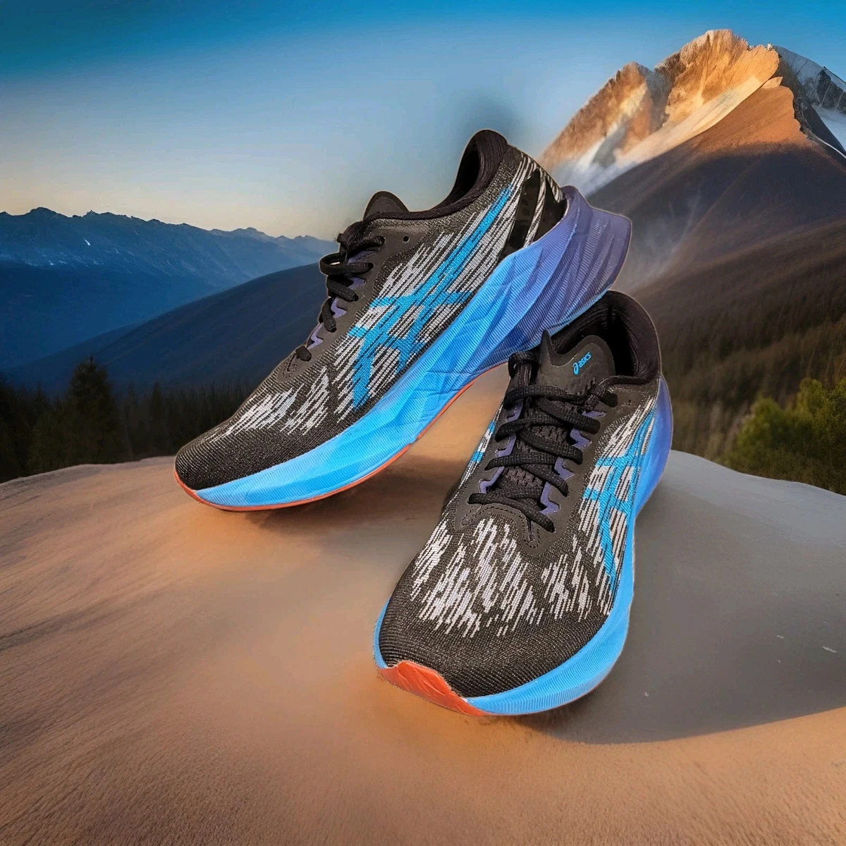 ASICS Novablast 3 Black Island Blue for Sale | Authenticity