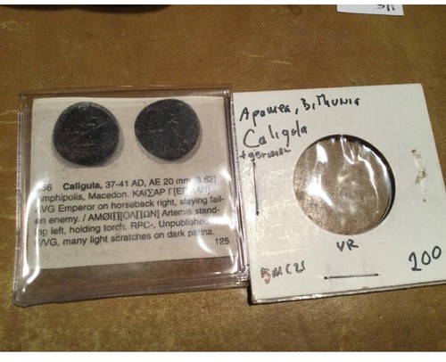 CALIGULA - 2 Roman Provincial AE Coins