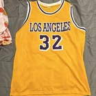 Magic Johnson Signed Los Angeles Lakers #32 Basketball Jersey NBA Original