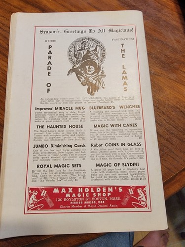Der Verbindungsring Zauberzeitschrift Dezember 1960 Band 40 Nr. 10 Weihnachtsmann Hülle Zauberer - Bild 2 von 2