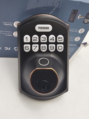 TEEHO TE002 Fingerprint Door Lock - Keyless Entry Door Lock -  Oil rubbed Bronze