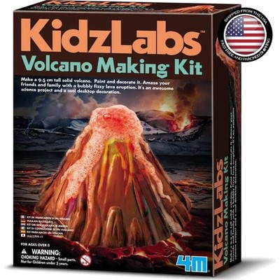 KidzLabs Volcano Making Kit - DIY STEM Project for Ages 8+ Creating Eruptions