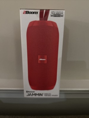 Bluetooth Wireless Portable Speaker 2Boom JAMMIN NEW Connect 2 Speakers 