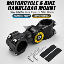 Bike Mount for Gopro DJI Insta360 Motorcycle Telescopic Selfie Stick Handlebar
