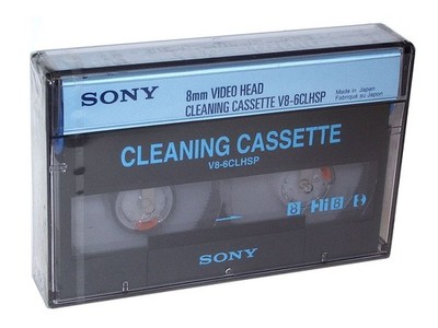 Sony 8mm Video Head Cleaning Cassette V8-6CLHSP - Reinigungskassette Video8 Hi8