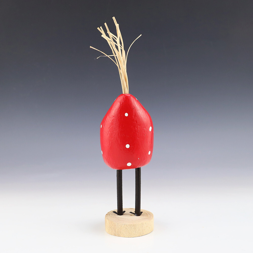 NATIVE AMERICAN NAVAJO FOLK ART CHICKEN BY EDITH & GUY JOHN