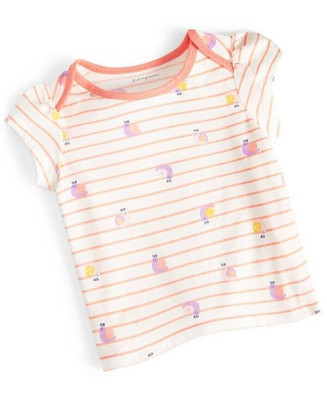 First Impressions 12 Months Baby Girls T-Shirt Snail Orange Multicolor