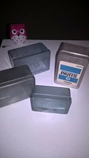 Vintage car parts containers including Chrysler