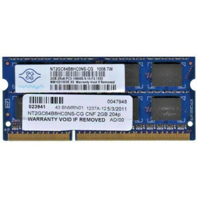 Acer Nanya KN.2GB03.XXX Memory 2GB DDR3 1333 NT2GC64B8HC0NS-CG KN
