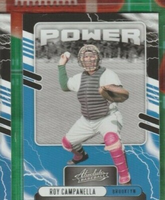 Roy Campanella 2021 Absolute POWER PO-2 Brooklyn Dodgers MLB Hall of Famer
