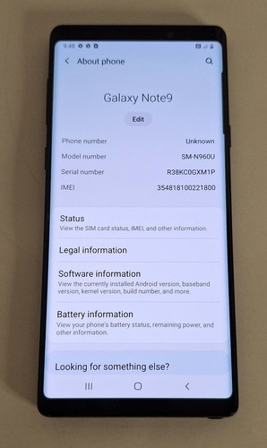Samsung Galaxy Note 9 N960F/DS DUAL SIM 128GB Fully Unlocked - Afbeelding 5 van 9