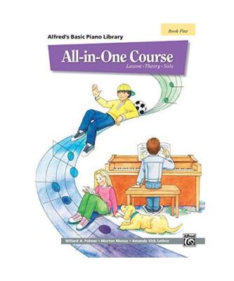 Alfred's Basic All-In-One Course, Bk 5: Lesson * Theory * Solo, Willard Palmer, 