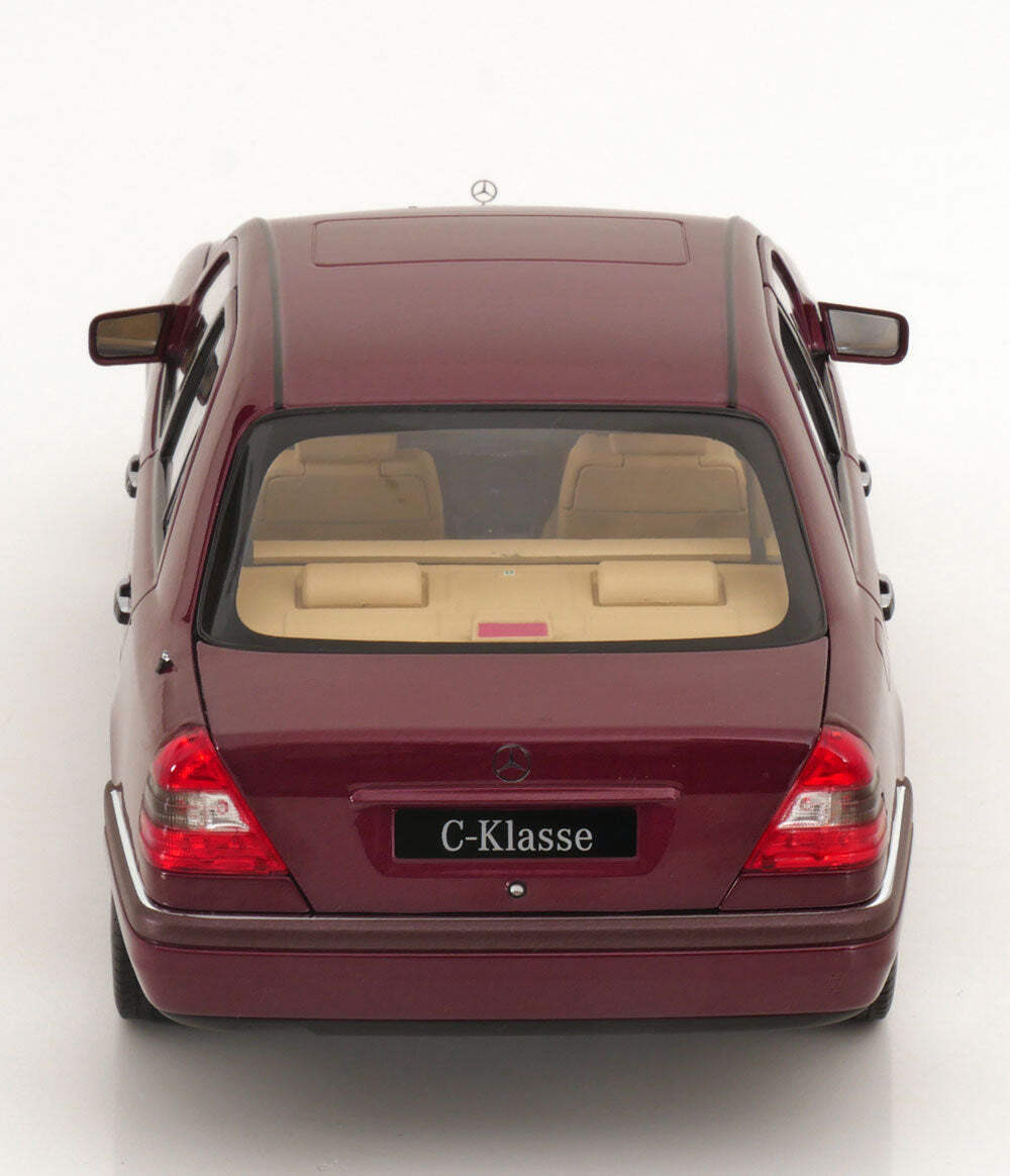 Norev 1993 Mercedes-Benz C-Class C200 Sedan W202 Red Norev 1993 Mercedes-Benz C-Class C200 Sedan W202 Red