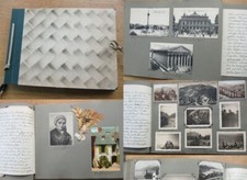 Altes Reise Fotoalbum Tagebuch Unsere Pilgereise nach Lourdes 1931 / Frankreich