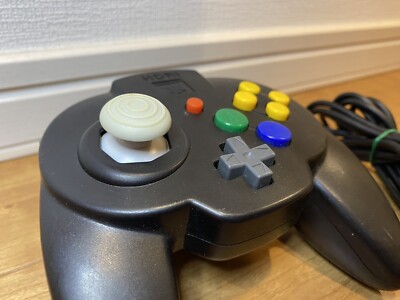 Nintendo 64 HORI PAD MINI N64 Original Officia Black Controller