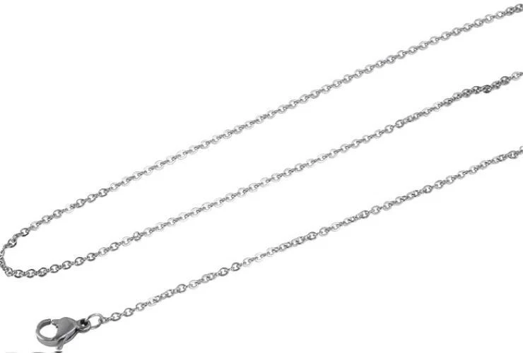 Modeschmuck Damen Ankerkette 45cm mit Anhänger Edelstahl - Bild 2 von 4